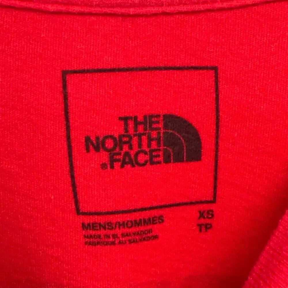 The North Face bold red